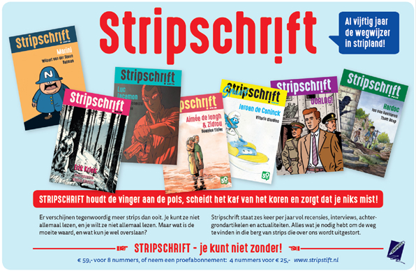 stripschritt advertentie
